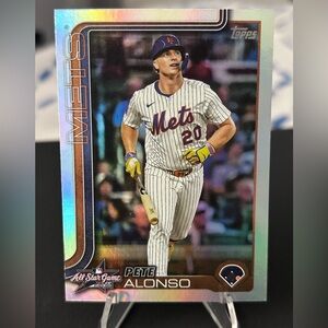 Pete Alonso 2025 Topps Update Series All Star Game New York Mets Card